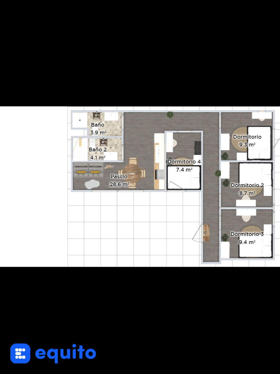 Foto 3 del plano del inmueble 4 de Equito App